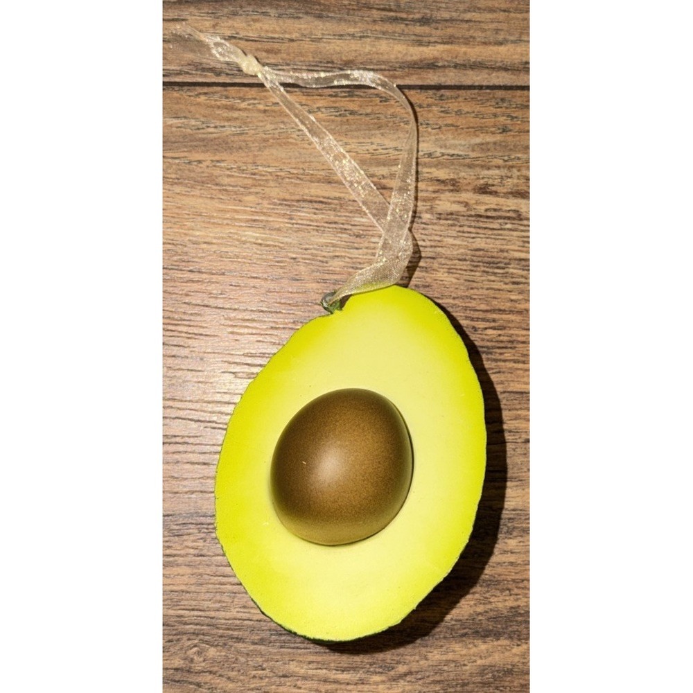 Kurt Adler Avocado Faux Food Soft Christmas 4"‎ 0rnament